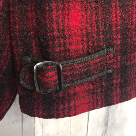 Vintage Red Plaid Woolrich Hunting Jacket Sz 42 - Picture 6 of 8